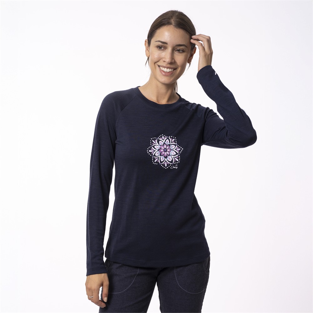 LONG SLEEVED LOGO WOMAN